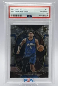 Paolo Banchero RC 2022 Select #72 PSA 10 Rookie Card - Picture 1 of 3
