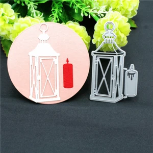 Christmas Lantern Candle Light Paper Embossing Card Cut Dies Die Metal Cutting - Picture 1 of 1