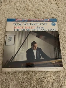 JORGE BOLET “Song Without End” Franz Liszt LP SDBR 3062 Stereo 35MM SEALED MINT - Picture 1 of 2