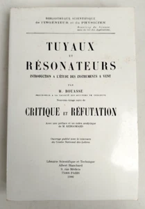 H. Bouasse TUYAUX et RESONATEURS Livre 1986 INDUSTRIE Architecture YF4 - Picture 1 of 7