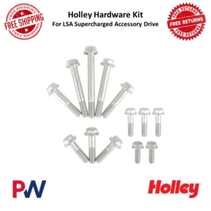 Holley Replacement Hardware Kit, Nickel For LSA Supercharged Accessory Drive - Picture 1 of 12