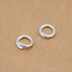 925 Sterling Silver Link Lock Jump Ring Charm Pendant Locking Clasp A5079 - Picture 1 of 7