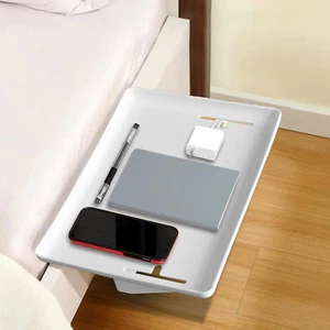 Nachttisch Regal, Bedshelfie Tablett Nachttischregal Regal Für Bett Mit Kabelfüh - Bild 1 von 12