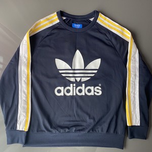 adidas Crew Neck Blue Hoodies 