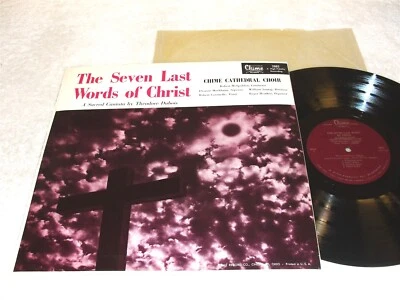 Chime Cathedral Choir "The Seven Last Words of Christ" 1960's Religious LP, VG+ - Image 1 of 2