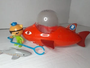 Octonauts Gup-B Orange Shark Submarine & Kwazii Figur komplett 2010 - Bild 1 von 6