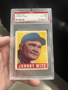 1948 Johnny Mize Leaf #46 RC PSA 4 HOF ROOKIE N York Giants 4xHRC 70.7WR 5xWSC