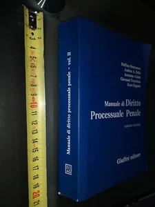 GG LIBRO: MANUALE DI DIRITTO PROCESSUALE PENALE - VOLUME 2 GIUFFRE’ ED. 1991 - Picture 1 of 3