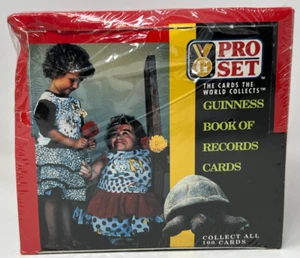 Juego profesional 1992 - Tarjetas del Libro Guinness de los Récords Mundiales - 36 paquetes - Caja dañada - Imagen 1 de 7