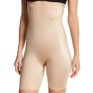 NWT SPANX 394 Plus-Size High-Waisted Shaper L Beige Nude Feel Sexy & Slim $72 - Picture 1 of 3