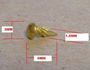 *OEM HONDA SCREW TYPE RIVET FOR VIN NUMBER PLATE (SOLD EACH) (B311B) - Picture 1 of 1
