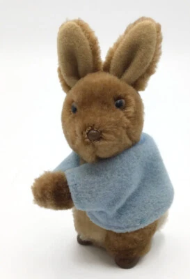 Eden Toys Beatrix Potter Peter Rabbit Frederick Warne Plush Bunny Clip 1986 Vtg - Image 1 of 4