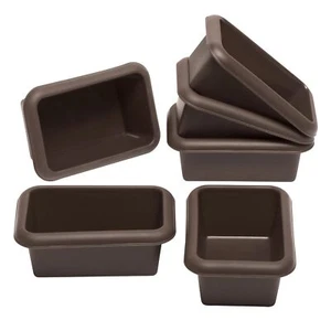 Lurch Brotform Mini Batzen Kastenform Flexiform Backform Silikon 6er Set - Bild 1 von 3