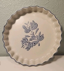 Plato para hornear tarta prensado Pfaltzgraff Yorktowne tarta quiche gres 9" EE. UU. - Imagen 1 de 5