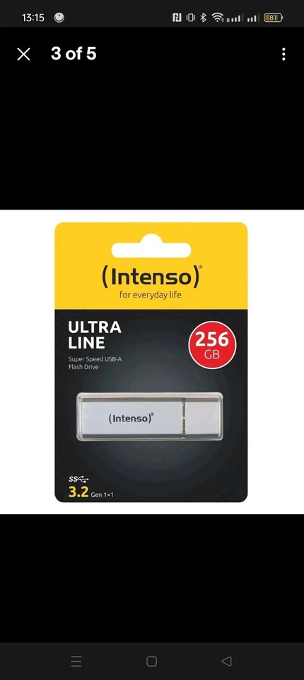New listingIntenso Ultra Line Super Speed USB Stick 256GB