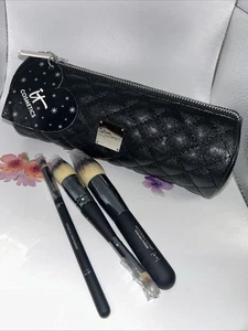 IT COSMETICS LUXE BACCHETTA SFERA SPAZZOLA POLVERE 8 & 7 & 27 più borsa nuova - Foto 1 di 3
