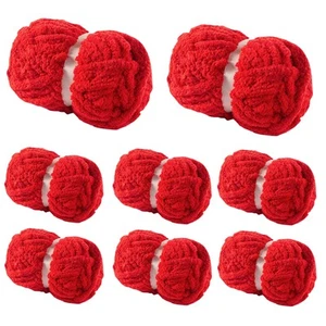 Chunky Yarn for Hand Knitting 8 Pack, Fluffy Thick Yarn for Crocheting, Soft ... - Picture 1 of 6