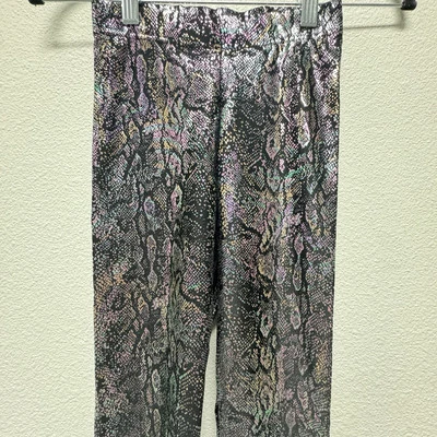 BlackMilk Snake Skin Metallic Leggings Scales XS - Image 1 of 4
