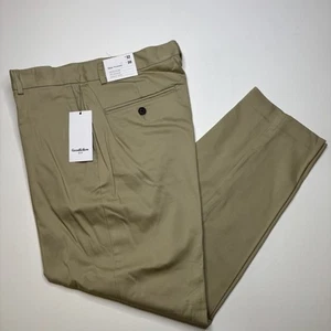 Pantalones ajustados con lengüeta extendida para hombre - Goodfellow & Co caqui 32x30 nuevos con etiquetas - Imagen 1 de 4