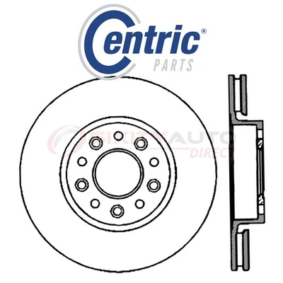 Centric C-TEK Disc Brake Rotor for 2005-2007 Ford Freestyle 3.0L V6 - Kit oi Foto 1 de 4