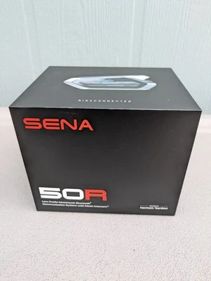Sena 50R HD Motorcycle Bluetooth Communication System Mesh Intercom Single Unit - Image 1 of 3