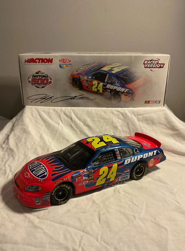 Action Jeff Gordon 2005 Monte Carlo Daytona 500 versión de carrera 1:24 diecast Foto 1 de 3