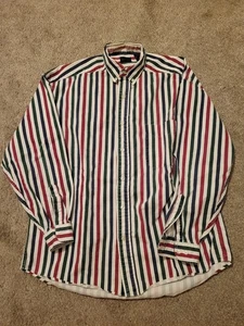 Vintage Structure Striped Bold Color Long Sleeve Size Medium  - Picture 1 of 6