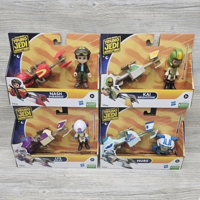 Star Wars Young Jedi Adventures Juego Completo Kai Lys Nash Nubs 4 Figura y Envíos Foto 1 de 4