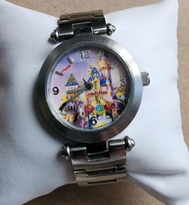 Disney Time Works Disneyland 50th Anniversary Watch Original Inlayed Wood Box - Picture 1 of 9