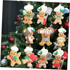 14pcs Gingerbread Christmas Decoration for Cooking Gingerbread Man Ornaments - Picture 1 of 7