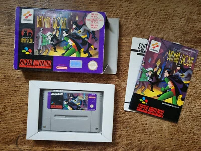 SNES SUPER NINTENDO - ADVENTURES OF BATMAN & ROBIN #ACT EUR PAL CIB - Image 1 of 4