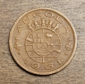 1961 Portuguese Republic Angola 50 Centavos #027 - Picture 1 of 2
