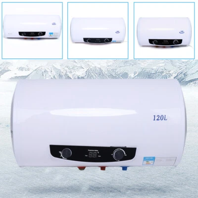 Elektro Warmwasserspeicher Boiler Horizontal +Handbrause 50L/80L/100L/120Liter - Bild 1 von 4