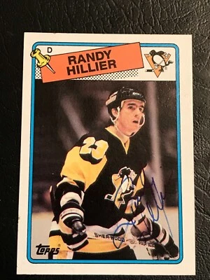  1988-89 Topps #158 Randy Hillier Auto'd - Image 1 of 2