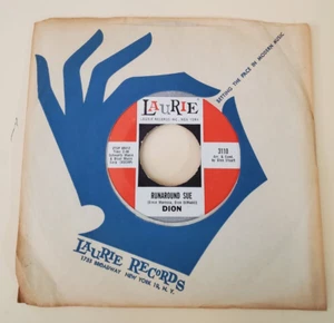 Dion RUNAROUND SUE / RUNAWAY GIRL (DOO WOP 45) #3110 PLAYS VG+ TO VG++ - Picture 1 of 5
