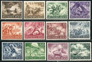 ALEMANIA IMPERIO ALEMÁN SELLOS ANTIGUOS 1943 Día de Conmemoración del Héroe - SIN USAR - Imagen 1 de 2