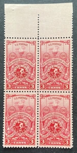 US Stamps, Scott #979 American Turners Society 1948 3c Block of 4 VF/XF M/NH. - Picture 1 of 3