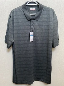 NEW Men's Grand Slam Golf Performance Polo Shirt Gray Short Sleeve NWT $50 XL - Picture 1 of 8