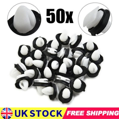 50x For Citroen Relay Peugeot Boxer Side Door Moulding Panel Trim Clips 71728806 - Image 1 of 4