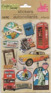 World Travel England - Adesivo artigianale 3D Crafter's Square 3D nuovo - Foto 1 di 1