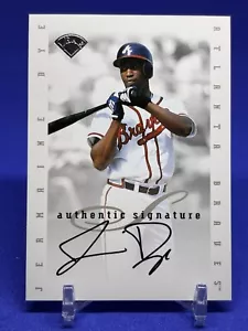1996 Leaf Signature Series Signatures Update Jermaine Dye Auto - Picture 1 of 2