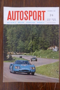 Autosport magazine 4 November 1966 Rindt Riverside Simca 1000 Minuten Rallye - Picture 1 of 1