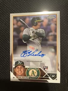2023 Topps Chrome Update JJ Bleday Rookie Auto #AC-JJB Athletics - Picture 1 of 1
