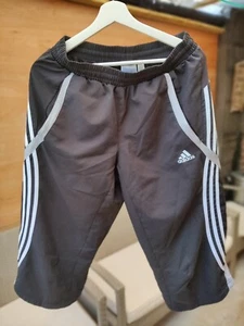 Adidas 051230 climacool men's sport black shorts capri Bermuda y2k logo summer - Picture 1 of 4