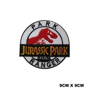 Jurassic Park Ranger Movie Logo Embroidered Patch Iron On/Sew On Patch Batch - Picture 1 of 1