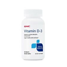 Vitamin D-3 5000 IU, 180 tablets, GNC