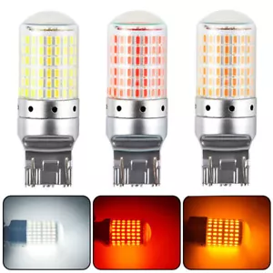 2x T20 7443 W 21W LED Birne Auto Blinker Bremslicht Lampe Glühbirnen 12-30V - Bild 1 von 16