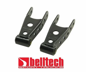 Belltech 2" Lowering Shackles for 19-24 Chevy Silverado/GMC Sierra 1500 2WD 4WD - Picture 1 of 1