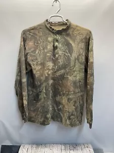 Vintage Duxbak Advantage Timber Camouflage Long sleeve Henly Sz Med - Picture 1 of 3