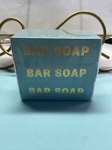 New in Box 3 Bars of Hand In Hand Bar Soap - Sea Salt Sweet Mint Eucalyptus 5 oz